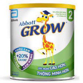 Sữa bột Abbott Grow 2 lon 400g cho trẻ 6-12 tháng tuổi
